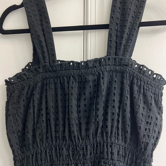 Black summer midi dress - Picture 4 of 6